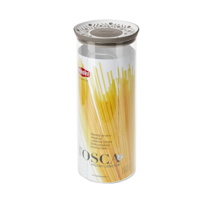 Barattolo Tonda Tosca 2.2Lt Bianco/Tortora Chiaro Plus